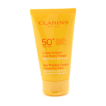 Clarins Face Care Sun Wrinkle Control Cream Very High Protection For Face UVB/UVA 50+ For Women by Clarins