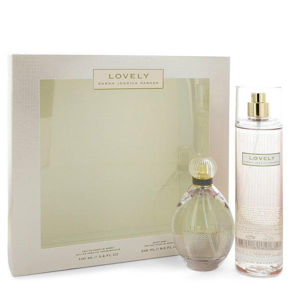 Lovely Gift Set  3.4 oz Eau De Parfum Spray + 8 oz Body Mist For Women by Sarah Jessica Parker