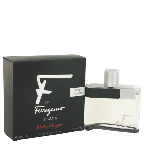 F Black After Shave Lotion For Men by Salvatore Ferragamo
