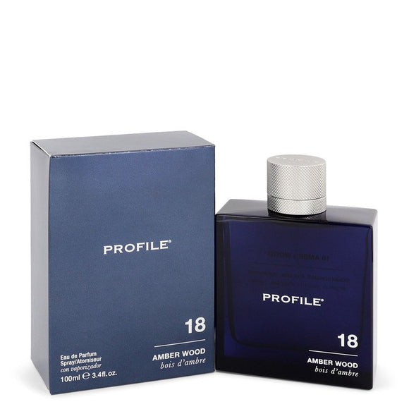 18 Amber Wood Eau De Parfum Spray For Men by Profile