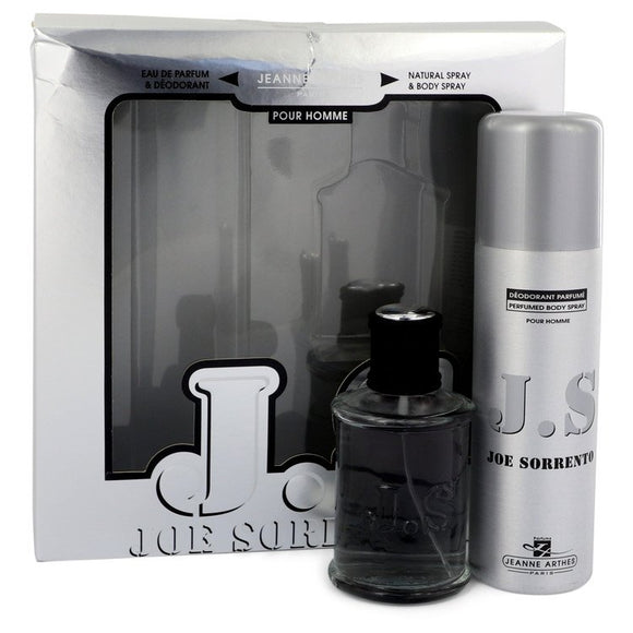Joe Sorrento Gift Set  3.4 oz Eau De Parfum Spray + 6.8 oz Body Spray (boxes slightly damaged) For Men by Jeanne Arthes