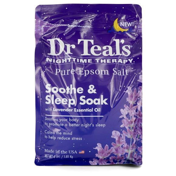 Dr Teal`s Nighttime Therapy Pure Epsom Salt 4.00 oz Sooth & Sleep Soak with Lavender Essential Oil For Men by Dr Teal`s