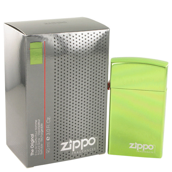 Zippo Green Eau De Toilette Refillable Spray For Men by Zippo