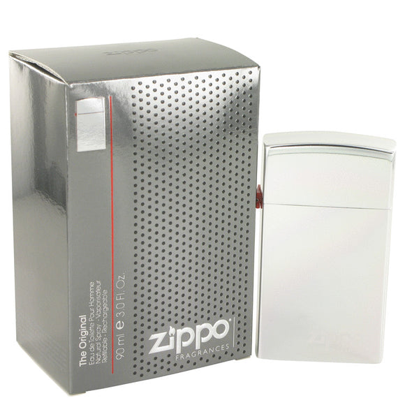 Zippo Silver Eau De Toilette Refillable Spray For Men by Zippo
