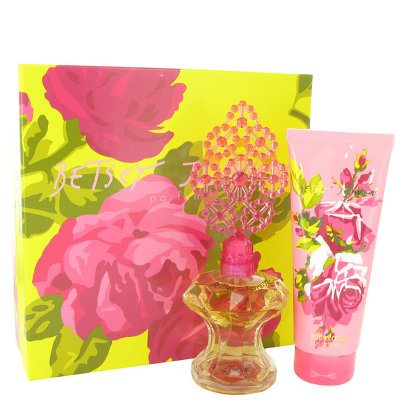Betsey Johnson Gift Set  3.4 oz Eau De Parfum Spray + 6.7 oz Body Lotion For Women by Betsey Johnson