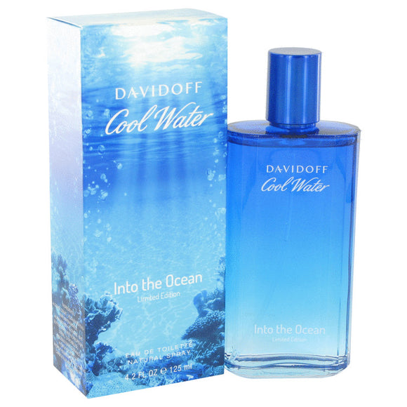Cool Water Into The Ocean 4.20 oz Eau De Toilette Spray For Men by Davidoff