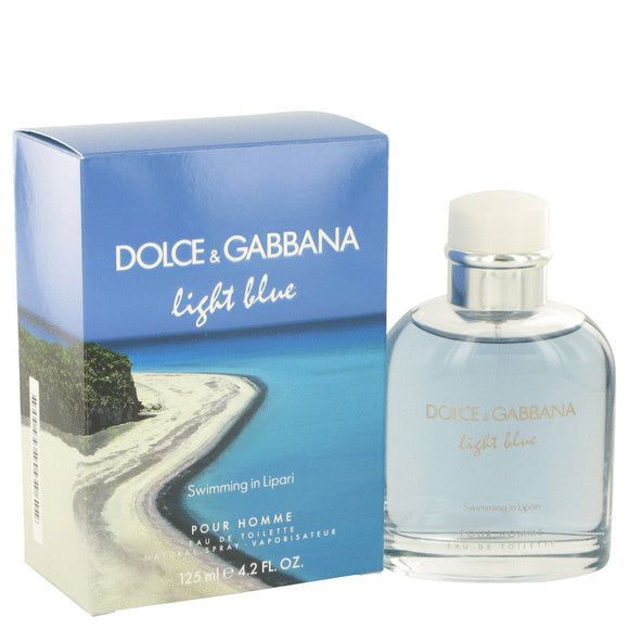 Light Blue Swimming in Lipari Eau De Toilette Spray For Men by Dolce & Gabbana
