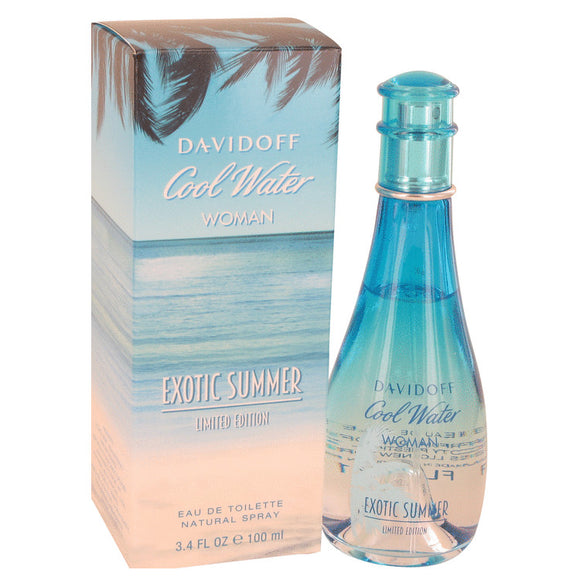 Cool Water Exotic Summer 3.40 oz Eau De Toilette Spray (limited edition) For Women by Davidoff