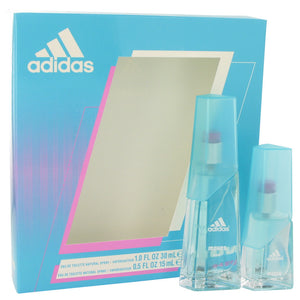 Adidas Moves Gift Set  1 oz Eau De Toilette Spray + .5 oz Eau De Toilette Spray For Women by Adidas