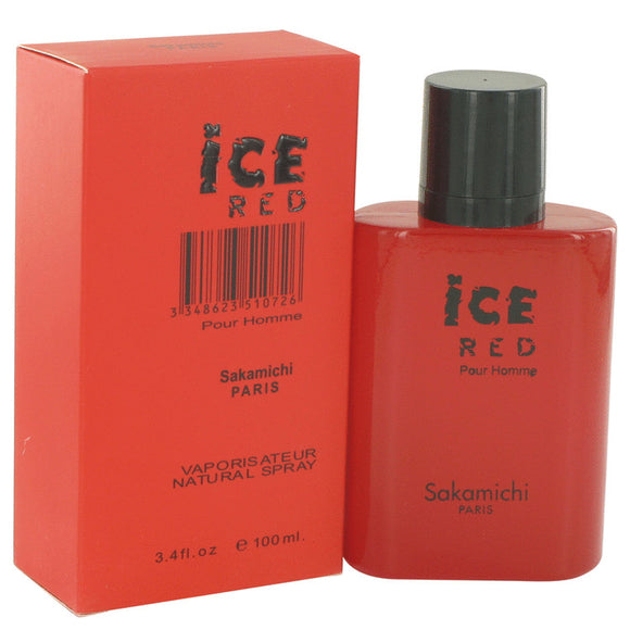 Ice Red Eau De Parfum Spray For Men by Sakamichi
