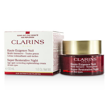 Clarins Night Care Super Restorative Night Age Spot Correcting Replenishing Cream For Women by Clarins