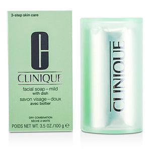 Clinique Cleanser Facial Soap - Mild (With Dish) For Women by Clinique