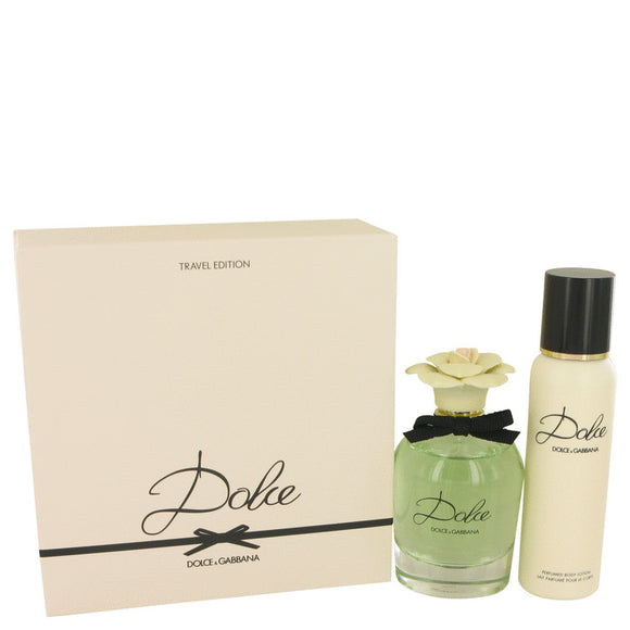 Dolce 0.00 oz Gift Set  2.5 oz Eau De Parfum Spray + 3.3 oz Body Lotion For Women by Dolce & Gabbana