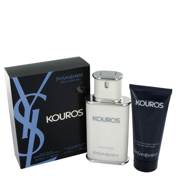 KOUROS Gift Set  3.3 oz Eau De Toilette Spray + 3.3 oz Shower Gel For Men by Yves Saint Laurent