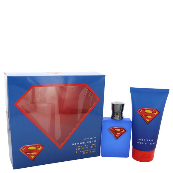 Superman Gift Set - 2.5 oz Eau DE Toilette spray + 5 oz Body Wash For Men by CEP
