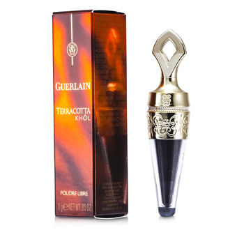 Guerlain Face Care Terracotta Loose Powder Kohl Liner - #01 Noir For Women by Guerlain