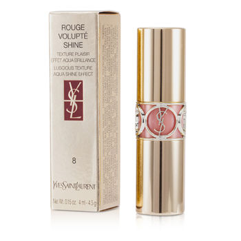 Yves Saint Laurent Lip Care Rouge Volupte Shine - # 8 Pink In Confidence For Women by Yves Saint Laurent