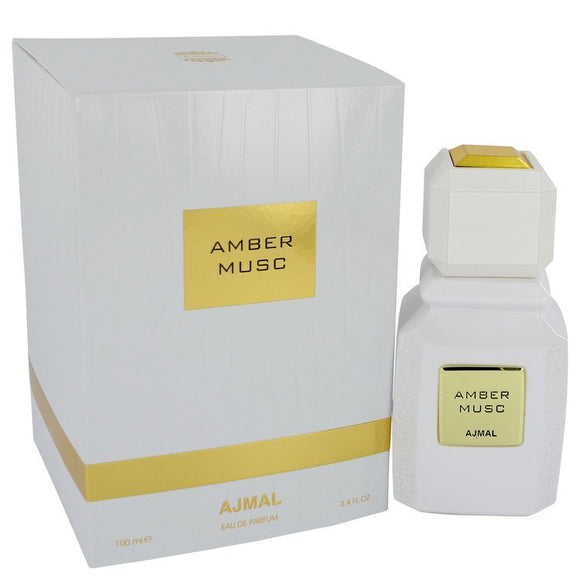 Ajmal Amber Musc 3.40 oz Eau De Parfum Spray (Unisex) For Women by Ajmal