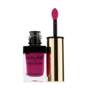 Yves Saint Laurent Lip Care Baby Doll Kiss & Blush - # 01 Fuchsia Desinvolte For Women by Yves Saint Laurent