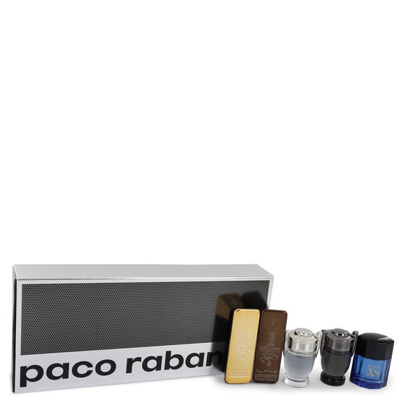 1 Million Prive Gift Set -  Travel Mini Set Includes 1 Million, 1 Million Prive, Invictus, Invictus Intense and Pure XS For Men by Paco Rabanne