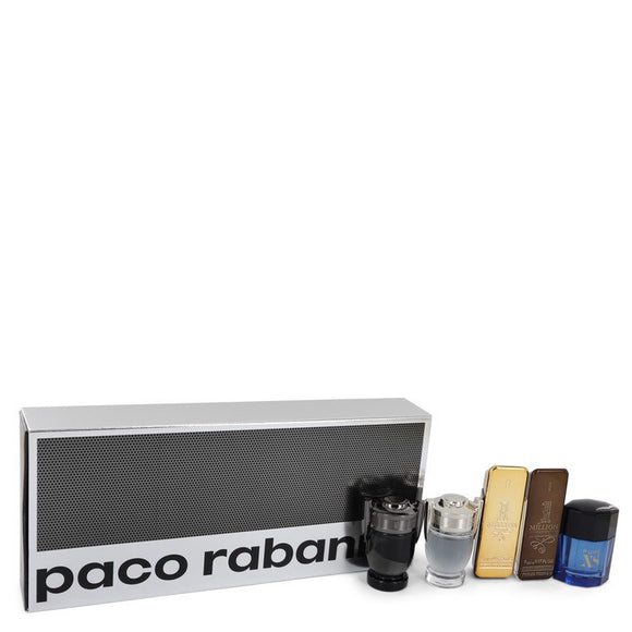 Invictus Intense Gift Set  Travel Mini Set Includes 1 Million, 1 Million Prive, Invictus, Invictus Intense and Pure XS For Men by Paco Rabanne