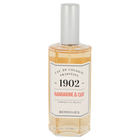1902 Mandarine Leather Eau De Cologne (Unisex Tester) For Men by Berdoues