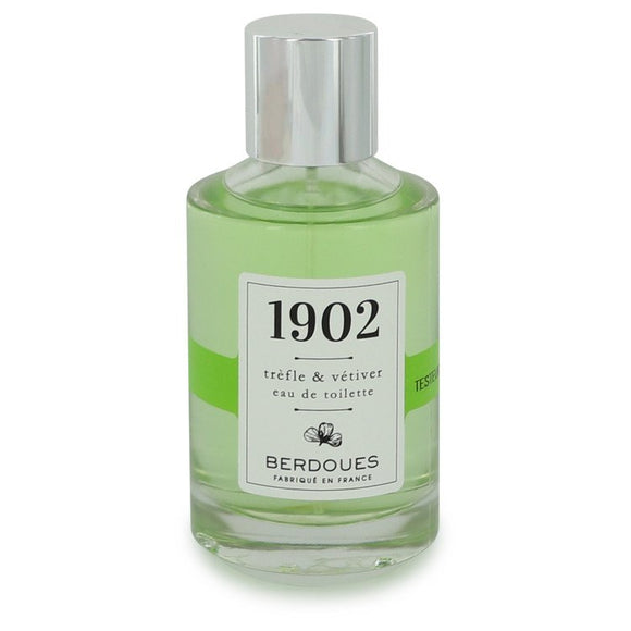 1902 Trefle & Vetiver 3.38 oz Eau De Toilette Spray (Tester) For Women by Berdoues