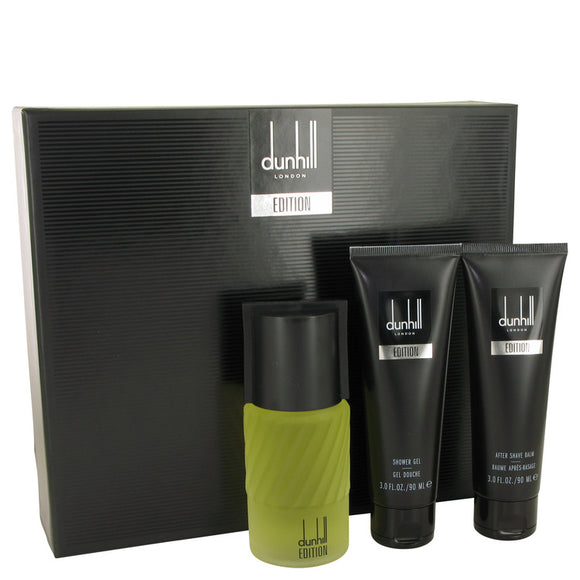 DUNHILL Edition Gift Set  3.4 oz Eau De Toilette Spray + 3 oz Shower Gel + 3 oz After Shave Balm For Men by Alfred Dunhill