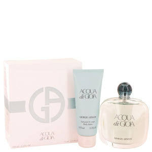 Acqua Di Gioia 0.00 oz Gift Set  3.4 oz Eau De Parfum Spray + 2.5 oz Body Lotion For Women by Giorgio Armani