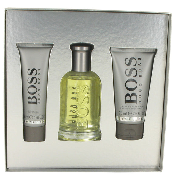 BOSS NO. 6 Gift Set  3.4 oz Eau De Toilette Spray + 2.5 oz After Shave Balm + 1.6 oz Shower Gel For Men by Hugo Boss