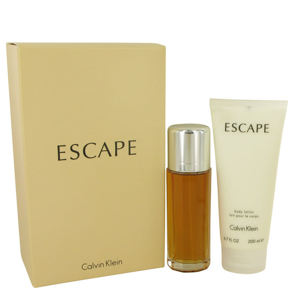 ESCAPE Gift Set  3.4 oz Eau De Parfum Spray + 6.7 oz Body Lotion For Women by Calvin Klein
