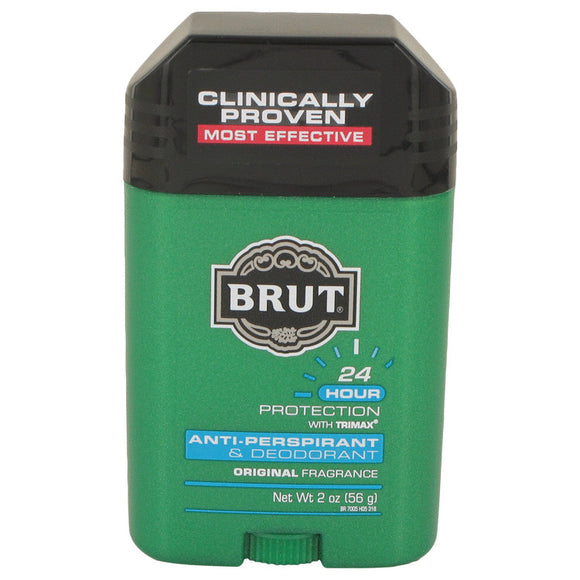 BRUT 2.00 oz 24 hour Deodorant Stick / Anti-Perspirant For Men by Faberge
