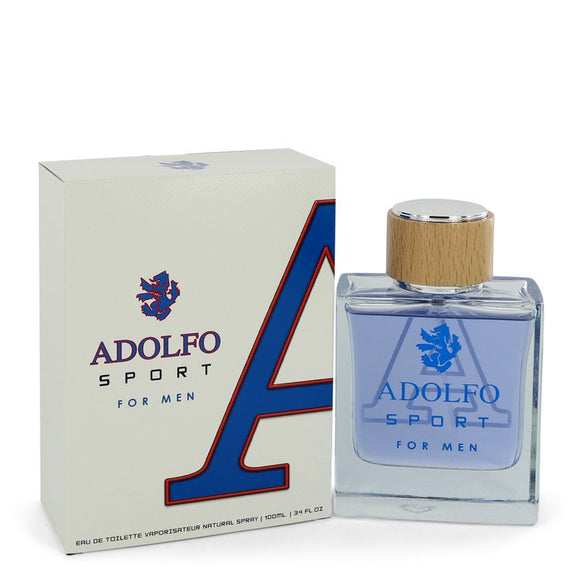 Adolfo Sport 3.40 oz Eau De Toilette Spray For Men by Adolfo