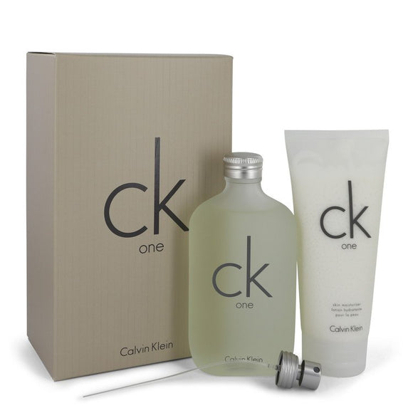CK ONE 0.00 oz Gift Set  6.7 oz Eau De Toilette Spray + 6.7 oz Body Moisturizer For Women by Calvin Klein