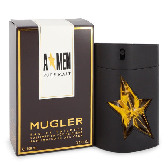 Angel Pure Malt 3.40 oz Eau De Toilette Spray (Limited Edition) For Men by Thierry Mugler
