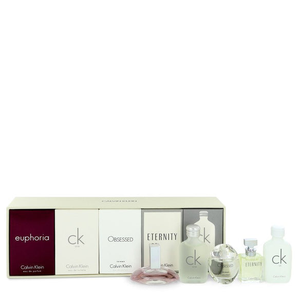 Euphoria Gift Set  Deluxe Fragrance Collection Includes CK One, Euphoria, CK All, Obsessed and Eternity For Women by Calvin Klein