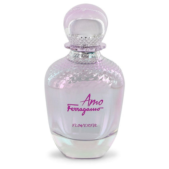 Amo Flowerful 3.40 oz Eau De Toilette Spray (Tester) For Women by Salvatore Ferragamo
