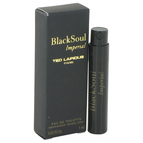 Black Soul Imperial Vial (sample) For Men by Ted Lapidus