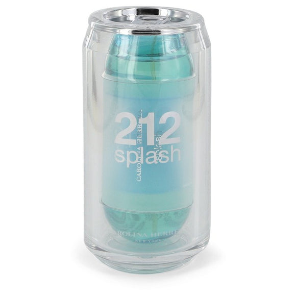 212 Splash 2.00 oz Eau De Toilette Spray (Blue) For Women by Carolina Herrera