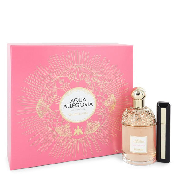 Aqua Allegoria Pera Granita 0.00 oz Gift Set  4.2 oz Eau De Toilette Spray + 0.28 oz  Intense Volume  Deep Black Mascara For Women by Guerlain