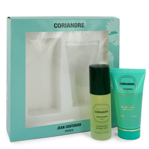 CORIANDRE 0.00 oz Gift Set  1.1 oz Eau De Toilette Spray + 1.7 oz Shower  Gel For Women by Jean Couturier