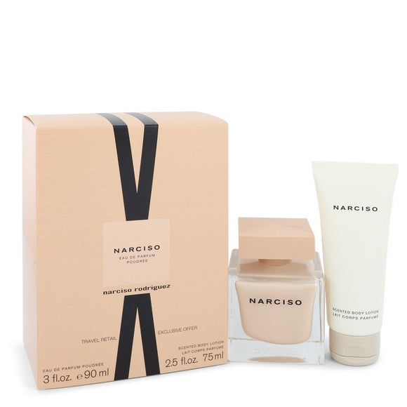 Narciso Poudree Gift Set  3 oz Eau De Parfum Spray + 2.5 oz Body Lotion For Women by Narciso Rodriguez