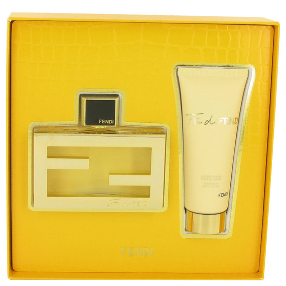 Fan Di Fendi Gift Set  2.5 oz Eau De Parfum Spray + 2.5 oz Body Lotion For Women by Fendi