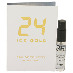 24 Ice Gold Vial (Sample) For Men by ScentStory
