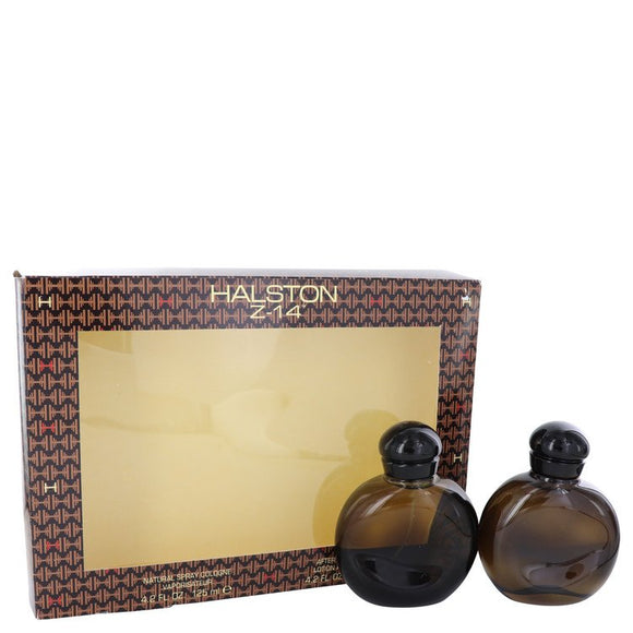 HALSTON Z-14 Gift Set  4.2 oz Cologne Spray + 4.2 oz After Shave + In Display Box For Men by Halston