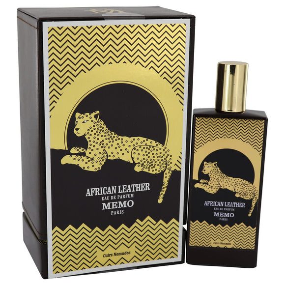 African Leather 2.50 oz Eau De Parfum Spray (Unisex) For Women by Memo