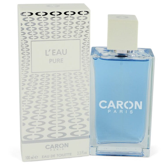Caron L`eau Pure 3.30 oz Eau De Toilette Spray (Unisex) For Women by Caron