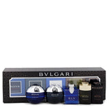 Bvlgari Man In Black 0.00 oz Gift Set  Travel Size Gift Set Includes Bvlgari Aqua Atlantique, Aqua Pour Homme, BLV, Man Wood Essence, Man in Black all in .17 oz sizes For Men by Bvlgari