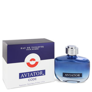 Aviator Code 3.30 oz Eau De Toilette Spray For Men by Paris Bleu