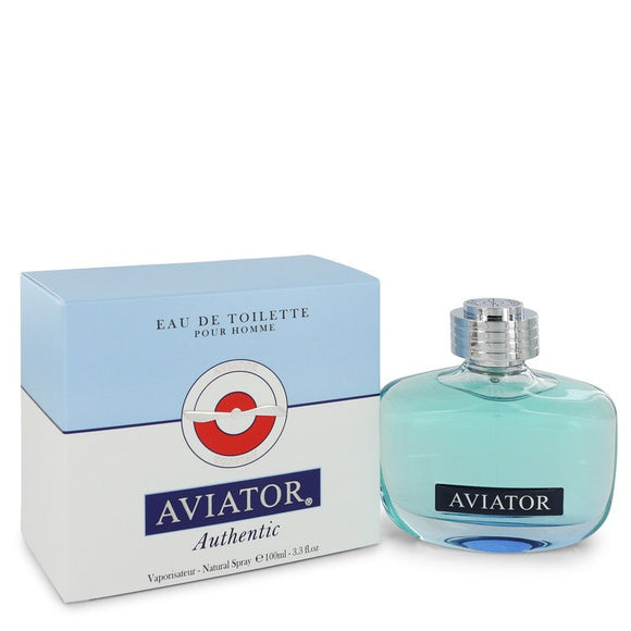 Aviator Authentic 3.30 oz Eau De Toilette Spray For Men by Paris Bleu